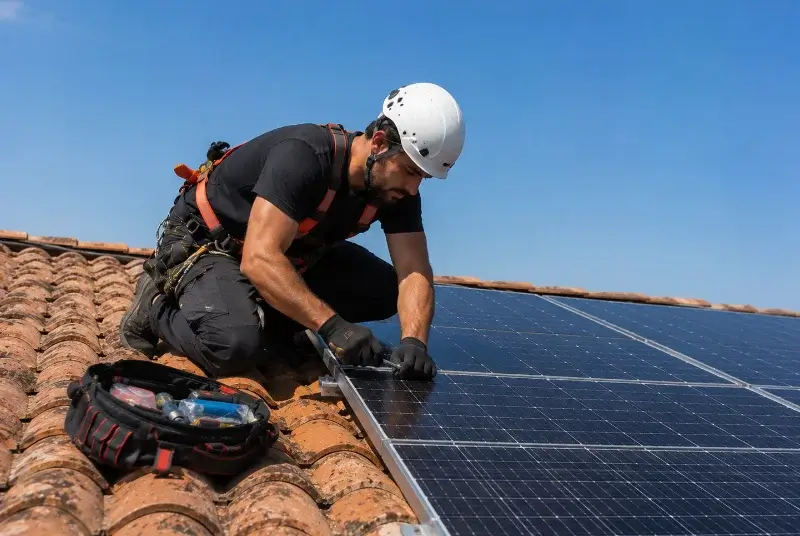 Maintenance et monitoring de panneaux solaires à Blain