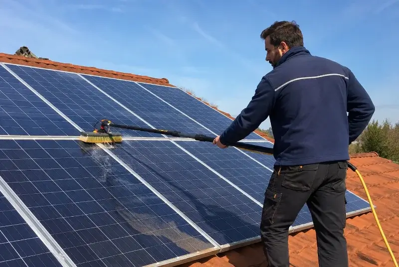 Nettoyage et entretien de panneaux solaires à Blain